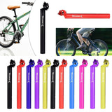 Maxbell Bike Seatpost Replacement Bicycle Seat Tube for Cycling Road Bikes Universal black 3.09x30cm