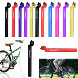 Maxbell Bike Seatpost Replacement Bicycle Seat Tube for Cycling Road Bikes Universal black 3.09x30cm