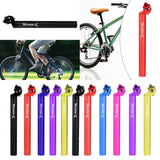 Maxbell Bike Seatpost Replacement Bicycle Seat Tube for Cycling Road Bikes Universal black 3.09x30cm
