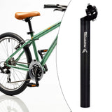 Maxbell Bike Seatpost Replacement Bicycle Seat Tube for Cycling Road Bikes Universal black 3.09x30cm