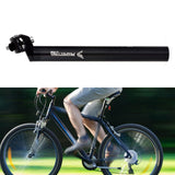 Maxbell Bike Seatpost Replacement Bicycle Seat Tube for Cycling Road Bikes Universal black 3.09x30cm