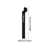 Maxbell Bike Seatpost Replacement Bicycle Seat Tube for Cycling Road Bikes Universal black 3.09x30cm