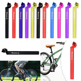 Maxbell Bike Seatpost Replacement Bicycle Seat Tube for Cycling Road Bikes Universal black 3.09x30cm