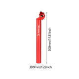 Maxbell Bike Seatpost Replacement Bicycle Seat Tube for Cycling Road Bikes Universal red 3.09x30cm