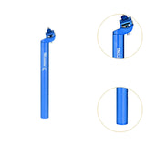 Maxbell Bike Seatpost Replacement Bicycle Seat Tube for Cycling Road Bikes Universal blue 3.09x30cm