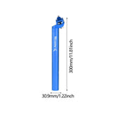 Maxbell Bike Seatpost Replacement Bicycle Seat Tube for Cycling Road Bikes Universal blue 3.09x30cm