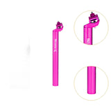 Maxbell Bike Seatpost Replacement Bicycle Seat Tube for Cycling Road Bikes Universal pink 3.09x30cm