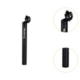 Maxbell Bike Seatpost Replacement Bicycle Seat Tube for Cycling Road Bikes Universal black 3.16x30cm