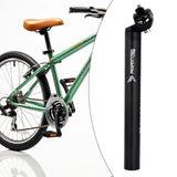 Maxbell Bike Seatpost Replacement Bicycle Seat Tube for Cycling Road Bikes Universal black 3.16x30cm
