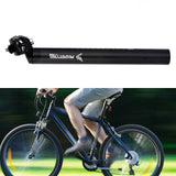 Maxbell Bike Seatpost Replacement Bicycle Seat Tube for Cycling Road Bikes Universal black 3.16x30cm