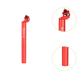 Maxbell Bike Seatpost Replacement Bicycle Seat Tube for Cycling Road Bikes Universal red 3.16x30cm