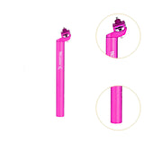 Maxbell Bike Seatpost Replacement Bicycle Seat Tube for Cycling Road Bikes Universal pink 3.16x30cm