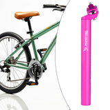 Maxbell Bike Seatpost Replacement Bicycle Seat Tube for Cycling Road Bikes Universal pink 3.16x30cm