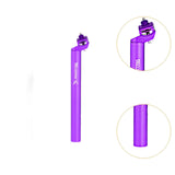 Maxbell Bike Seatpost Replacement Bicycle Seat Tube for Cycling Road Bikes Universal violet 3.16x30cm
