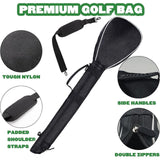 Maxbell Golf Club Bag Handbag Golf Carry Case for Practicing Women Men Driving Range