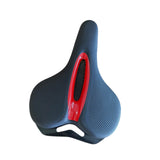 Maxbell Bike Seat Padded Wide Saddle Bike Saddle for Riding Outdoor Sports Beginners red