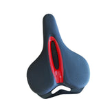 Maxbell Bike Seat Padded Wide Saddle Bike Saddle for Riding Outdoor Sports Beginners red