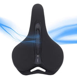 Maxbell Bike Seat Padded Wide Saddle Bike Saddle for Riding Outdoor Sports Beginners gray