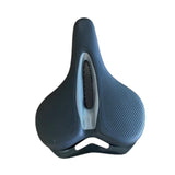 Maxbell Bike Seat Padded Wide Saddle Bike Saddle for Riding Outdoor Sports Beginners gray