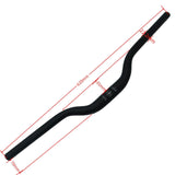 Maxbell Mountain Bike Handlebar Replacement Sturdy Easy to Install Bicycle Handlebar 62cmx3.18cmx2.22cm