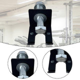 Maxbell Barbell Holder for Squat Rack for Power Rack Home Gym Accessory Storage Rack Black