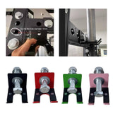 Maxbell Barbell Holder for Squat Rack for Power Rack Home Gym Accessory Storage Rack Black
