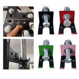 Maxbell Barbell Holder for Squat Rack for Power Rack Home Gym Accessory Storage Rack Black