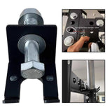 Maxbell Barbell Holder for Squat Rack for Power Rack Home Gym Accessory Storage Rack Black