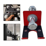 Maxbell Barbell Holder for Squat Rack for Power Rack Home Gym Accessory Storage Rack Red