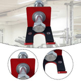 Maxbell Barbell Holder for Squat Rack for Power Rack Home Gym Accessory Storage Rack Red