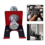 Maxbell Barbell Holder for Squat Rack for Power Rack Home Gym Accessory Storage Rack Red