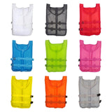 Maxbell Life Vest Portable Adjustable Straps Swim Jacket for Adults Kayaking White