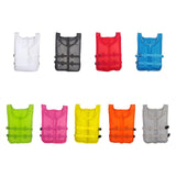 Maxbell Life Vest Portable Adjustable Straps Swim Jacket for Adults Kayaking White