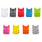 Maxbell Life Vest Portable Adjustable Straps Swim Jacket for Adults Kayaking White