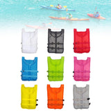 Maxbell Life Vest Portable Adjustable Straps Swim Jacket for Adults Kayaking White