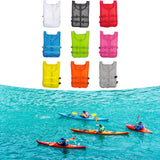 Maxbell Life Vest Portable Adjustable Straps Swim Jacket for Adults Kayaking White