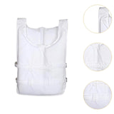 Maxbell Life Vest Portable Adjustable Straps Swim Jacket for Adults Kayaking White
