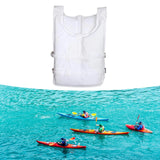 Maxbell Life Vest Portable Adjustable Straps Swim Jacket for Adults Kayaking White