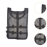 Maxbell Life Vest Portable Adjustable Straps Swim Jacket for Adults Kayaking Black