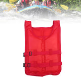 Maxbell Life Vest Portable Adjustable Straps Swim Jacket for Adults Kayaking Red