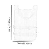 Maxbell Life Vest Portable Adjustable Straps Swim Jacket for Adults Kayaking Red