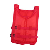 Maxbell Life Vest Portable Adjustable Straps Swim Jacket for Adults Kayaking Red