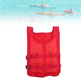 Maxbell Life Vest Portable Adjustable Straps Swim Jacket for Adults Kayaking Red