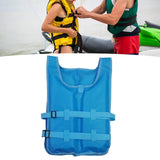 Maxbell Life Vest Portable Adjustable Straps Swim Jacket for Adults Kayaking Blue