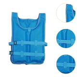 Maxbell Life Vest Portable Adjustable Straps Swim Jacket for Adults Kayaking Blue