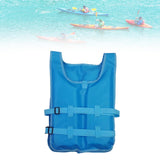 Maxbell Life Vest Portable Adjustable Straps Swim Jacket for Adults Kayaking Blue