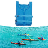 Maxbell Life Vest Portable Adjustable Straps Swim Jacket for Adults Kayaking Blue