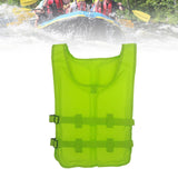 Maxbell Life Vest Portable Adjustable Straps Swim Jacket for Adults Kayaking Green
