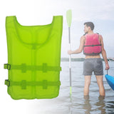 Maxbell Life Vest Portable Adjustable Straps Swim Jacket for Adults Kayaking Green