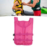 Maxbell Life Vest Portable Adjustable Straps Swim Jacket for Adults Kayaking Pink